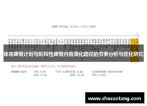 体育康复计划与阶段性康复内容演化路径的节奏分析与优化研究